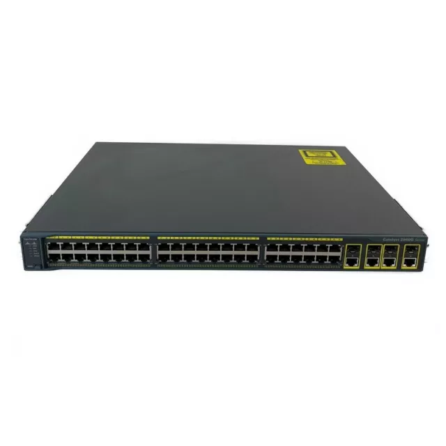 CISCO Catalyst 2960 G Switch WS-C2960G-48TC-L V04 48 Port managed