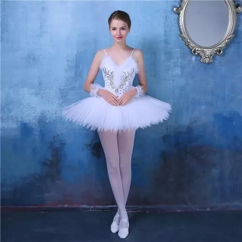 Adult Professional Ballet Tutu Ballet Dance Skating Dress Swan Ballet Dress 12
