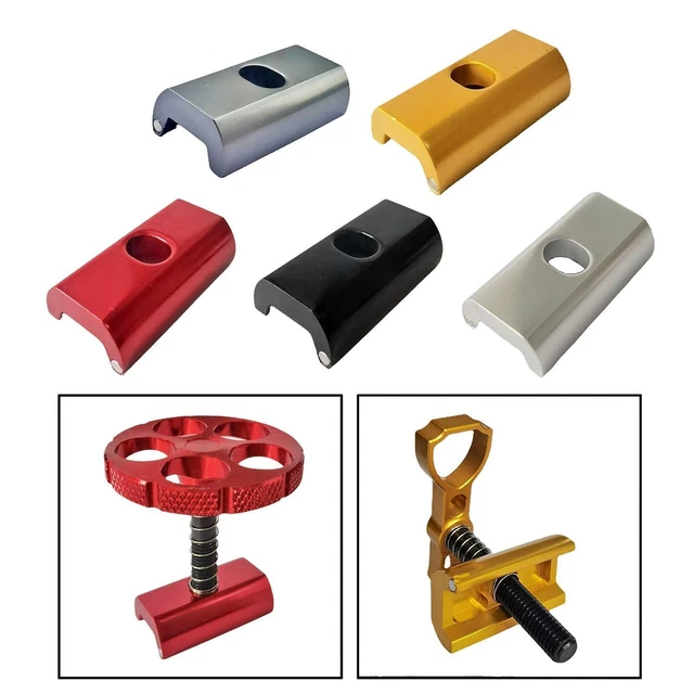 Folding Bike Hinge Clamp Plate Hinge Clip Fittings Aluminum Alloy Head Tube