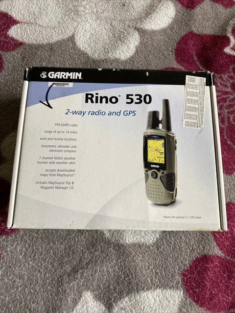 Garmin Rino 530 Handheld GPS 2 Way Radio **NEEDS NEW BATTERY**