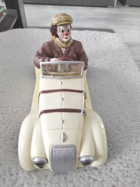 Gut erhaltener Gilde Clown mit Oldtimer