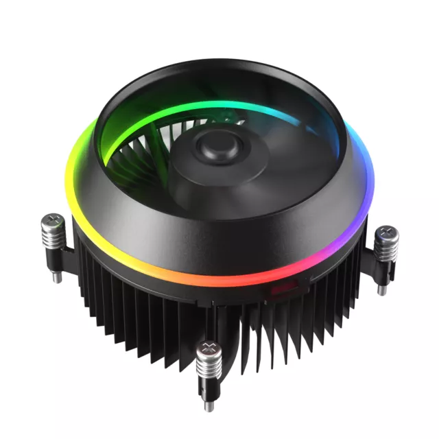 Vetroo Shadow ARGB CPU Air Cooler 90mm 4Pin PWM Fan for LGA 1150 / 1155 / 1200