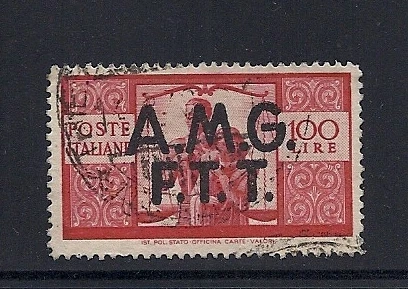 ITALY TRIESTE ZONE A 1947 Scott 14 (100L) F/VF USED
