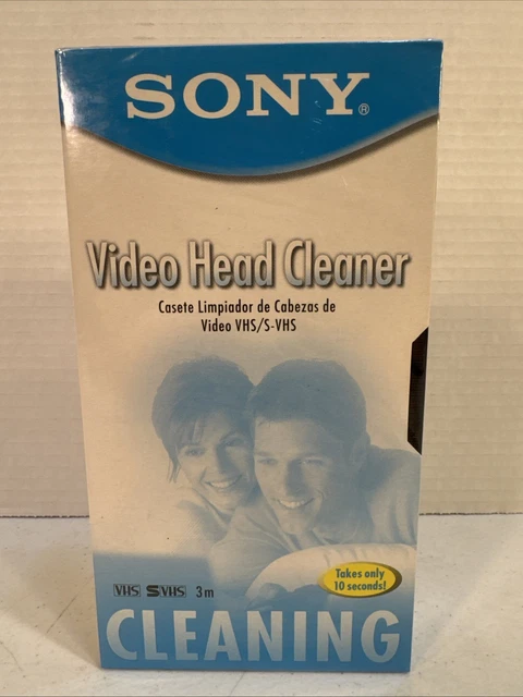 SONY VHS S-VHS Video Head Cleaner T-6CLDL Dry Type 2002 - Brand New ...