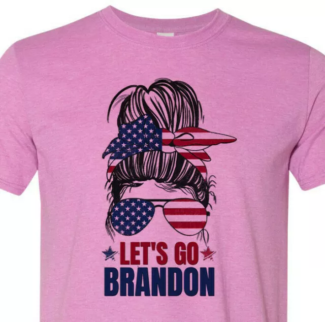 Let's Go Brandon - All American Patriotic Lady - #FJB