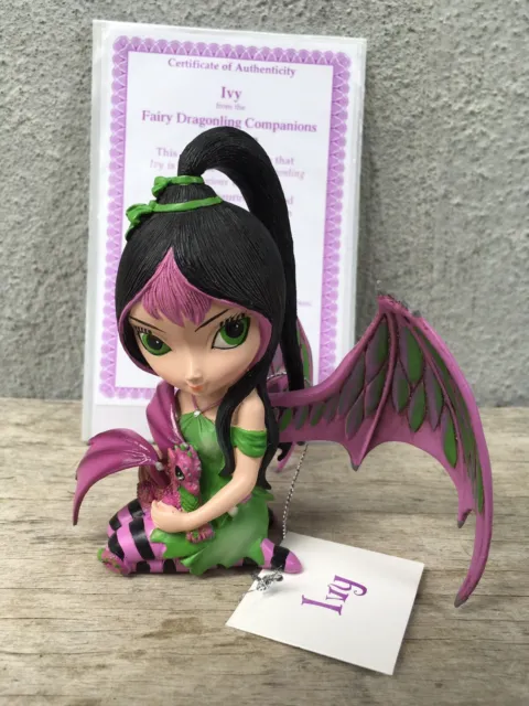 Fairy Dragonling IVY Companions Jasmine Becket Griffith Figurine Certificate