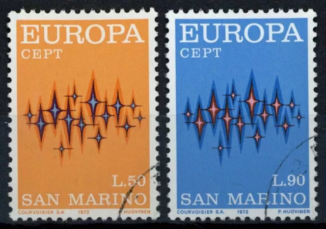 San Marino 1972 SG#932-3 Europa Cto Used Set #E36577