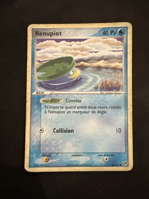 carte pokemon NENUPIOT 66/100 EX Tempête de Sable FR
