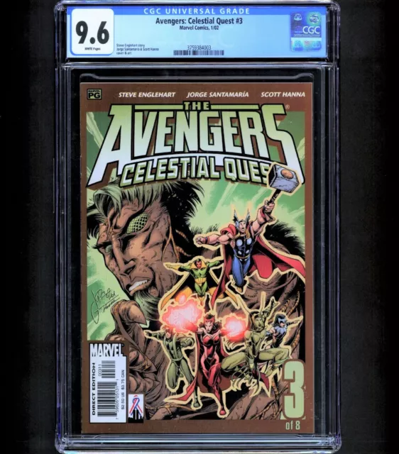 Avengers Celestial Quest #3 CGC 9.6 1ST SON OF MANTIS Thanos GOTG Marvel Not 9.8