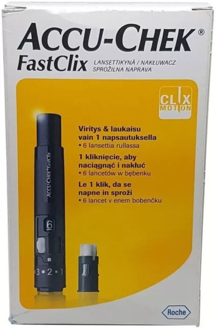 ACCU-CHEK FastClix - dispositivo PUNGIDITO - CARICATORE + 6 lancette