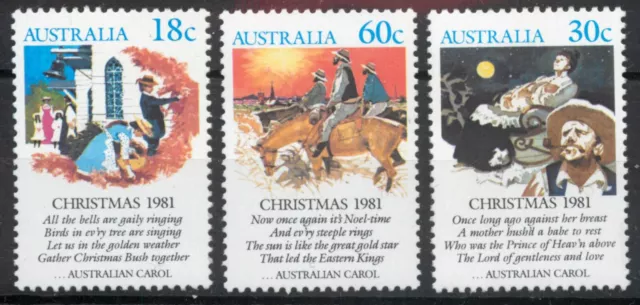 Australia 1981 Christmas set  SG 828-830 MNH mint *COMBINED POSTAGE*