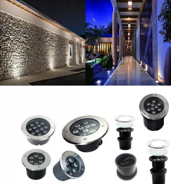 Faretto Incasso Led Faro Da Esterno Luce Segnapasso Calpestabile Ip65 1-3W-5W-7W