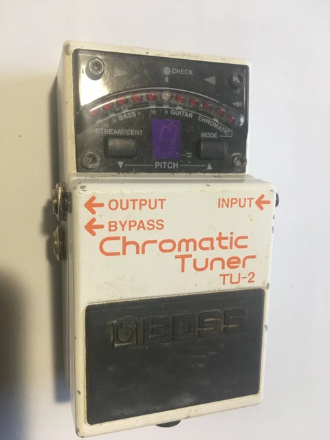 Boss Chromatic Tuner TU-2 Pedal Nice Working Condition - No Power Adapter