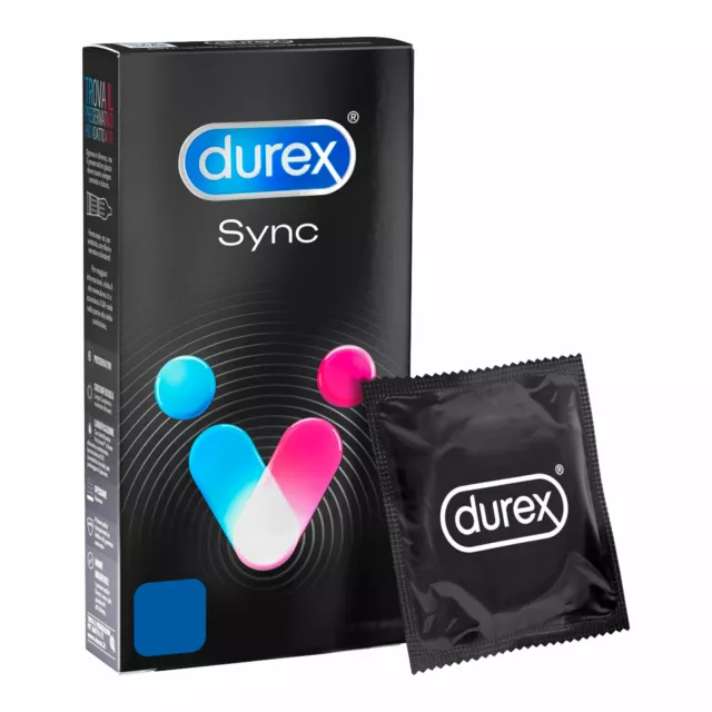 DUREX SYNC Preservativi Stimolanti Ritardanti Profilattici da 6 a 60pz