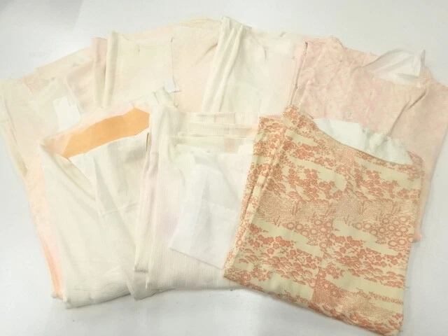 35978# Japanese Kimono / Antique Juban / Set Of 7