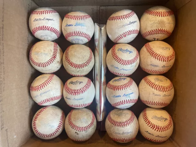 Baseballs:  Little League / Rawlings - 32 Balls : New 1 - New Other 11 - Used 20