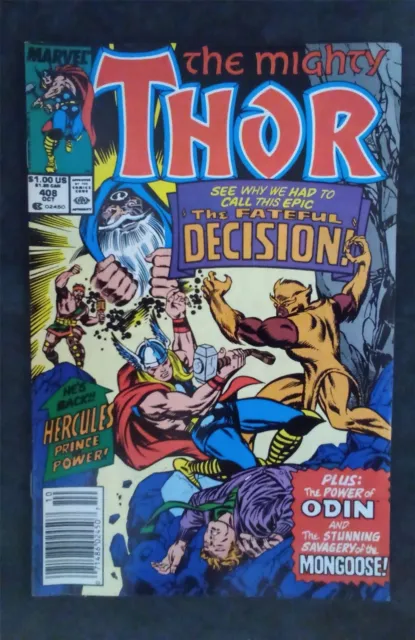 The Mighty Thor #408 1989 marvel Comic Book