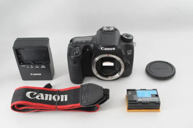[Near Mint] Canon EOS 70D 20.2MP DSLR Digital Camera Body 1881clicks #0682A