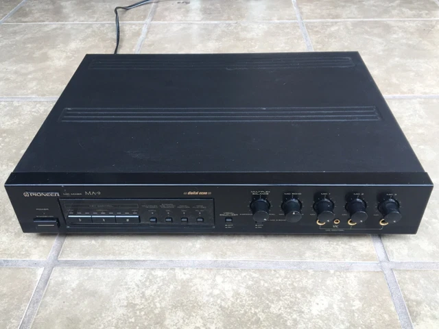 Pioneer MA-9 Mic Mixer Digital Echo Tested Works Great