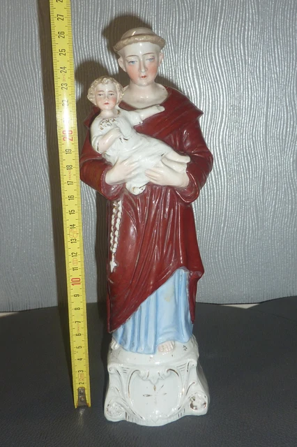Statue de Saint Antoine Cadeaux catholiques Décoration chrétienne Cadeaux religieux pour femmes Décoration chrétienne pour la maison et la chambre Décoration catholique - France