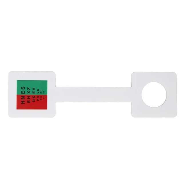 Vision Corrector Tester Check Vision Tester Thicken Matte Lamination