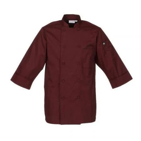 CHEF WORKS JLCL-MER (M) Merlot 3/4 Sleeve Coat