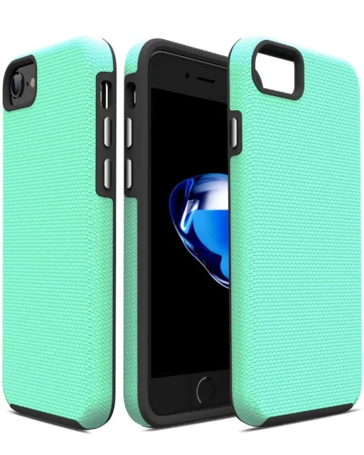 iPhone 6s/6/7/8 ARMOR GREEN Protective TOZO Case Aqua Anti-Slip ULTRA THIN