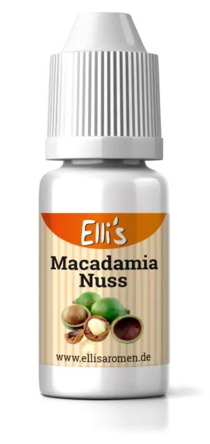 Ellis Alimenti Aroma - Gusto: Macadamia Noce - 10ml Concentrato