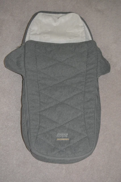 Mamás y papás Grey Mist Edición de Firma Manguito acogedor para cochecito Strada Pram