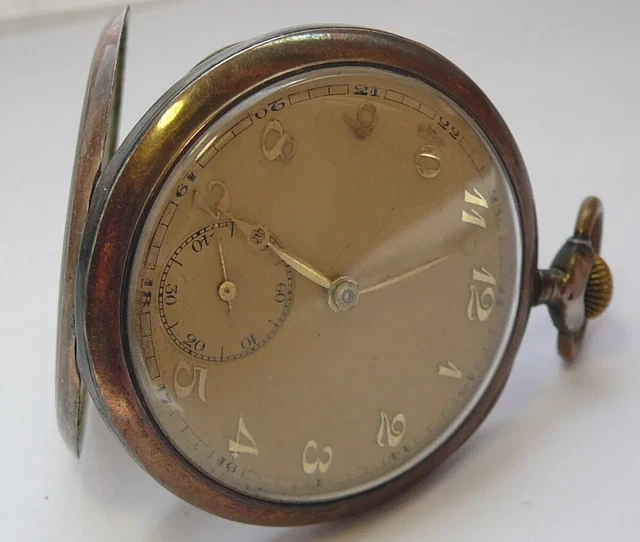 ANTIQUE WORKING POCKET Watch Ancre De Precision 15 Rubis Silver 800 Swiss 154.00 PicClick