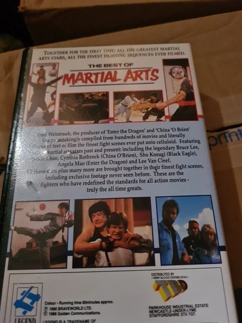 THE BEST OF Martial Arts - Bruce Lee Jackie Chan Cynthia Rothrock VHS ...