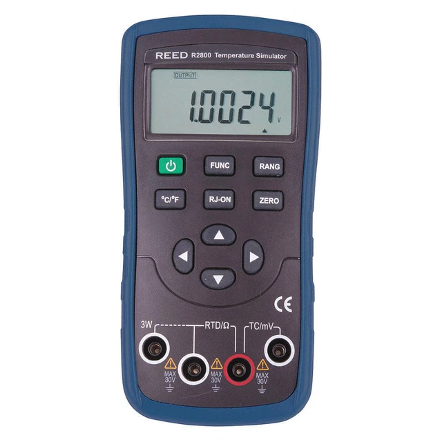 REED INSTRUMENTS R2800 Temperature Calibrator,6 Digit LCD