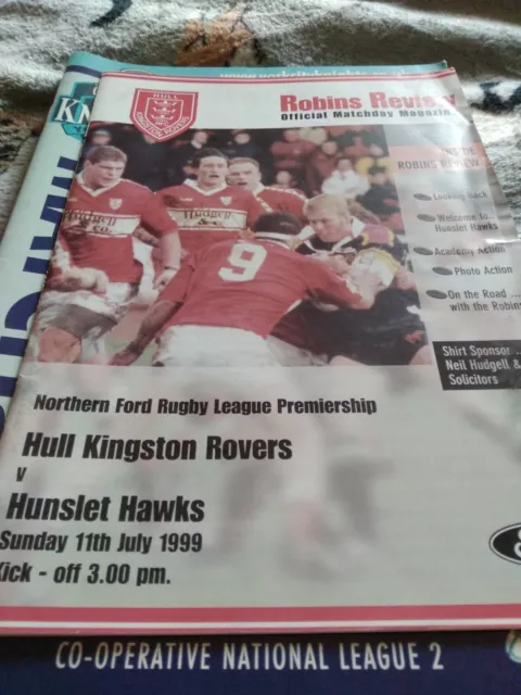 Hull Kingston Rovers v Hunslet Hawks 1999