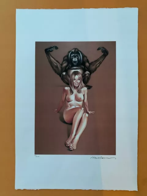 MEl Ramos , (1935-2018) Pop Art, “Slut with a Gorilla ” Litographie