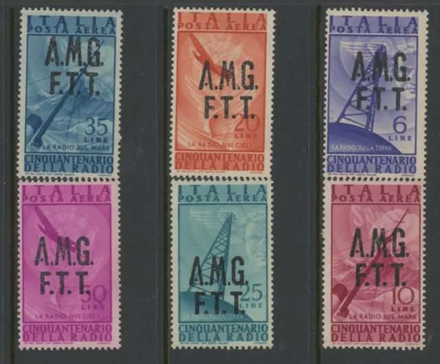 Italy-Trieste, Zone A, Mint, #C7-12 Og Nh, #C12 Vlh, Clean, Sound & Centered