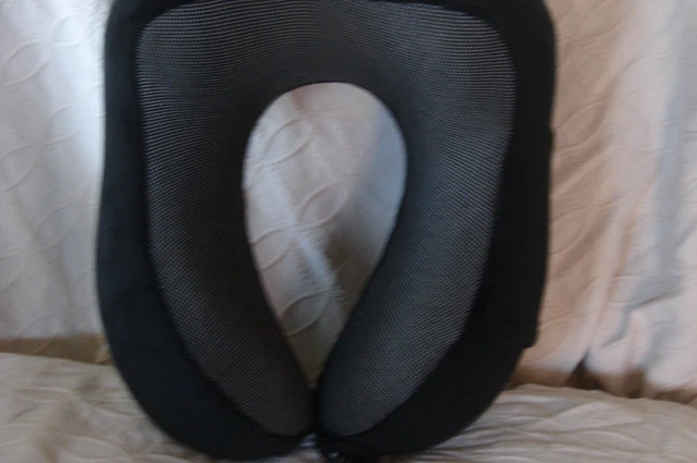 Navy Memory Foam Therapeutic Comfort U-shaped Travel Neck Pillow Support Cushion