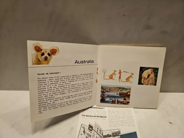 Viewmaster Australia Nations of the World  three reel set with booklet 3