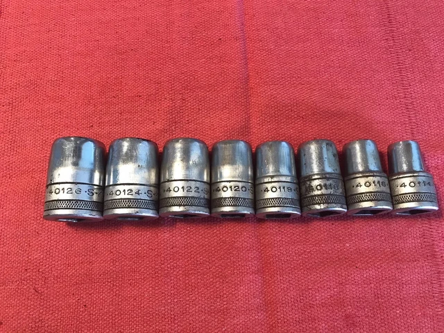 Vintage S-K 1/2” SAE Socket Set Made In USA. lot 88