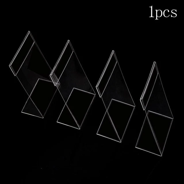1x Acrylic Transparent Display Shelf Mobile Book Wallet Glasses Rack Multilayer