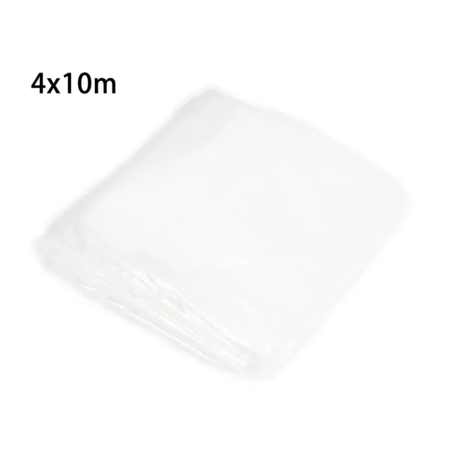 Transparent Plastic Greenhouse Poly-Film Polytunnel Hot House Cover Various L AU