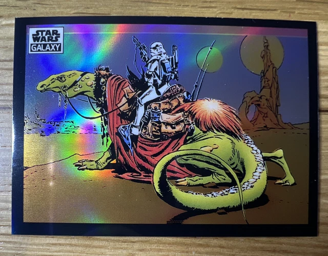 Star Wars Chrome Galaxy 2022 Refractor - 40 STORMTROOPER DESERT Exc-mint