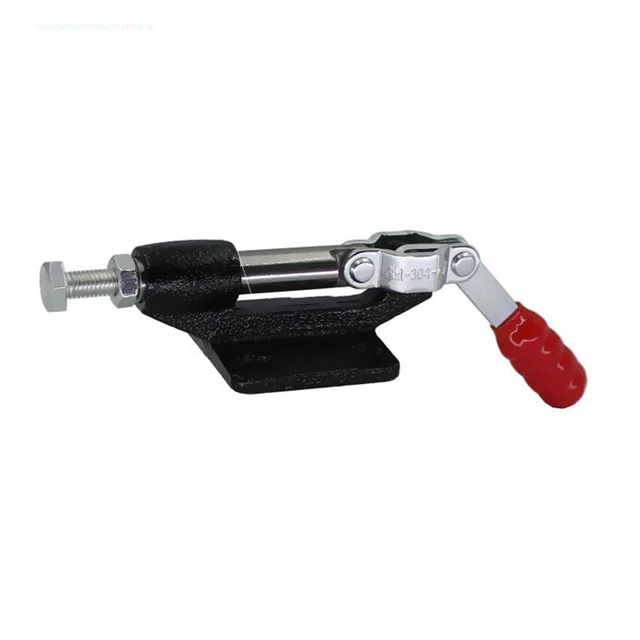 Akozon GH-12132 500lbs Vertical Toggle Clamp – Heavy-Duty Quick-Release Metalworking Tooling Latch For Assembly, Processing & Fixturing (Galvanized)