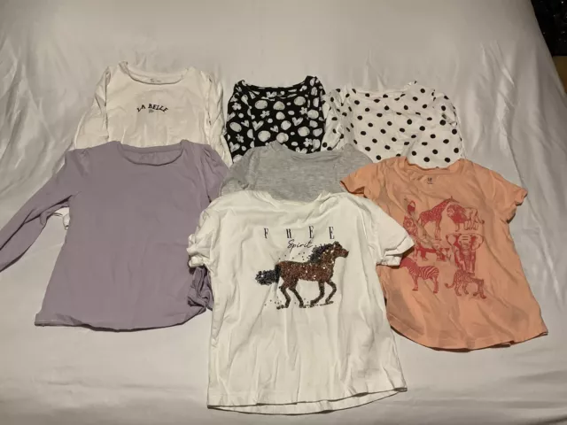 Girls T Shirt Bundle Age 6-7 Years