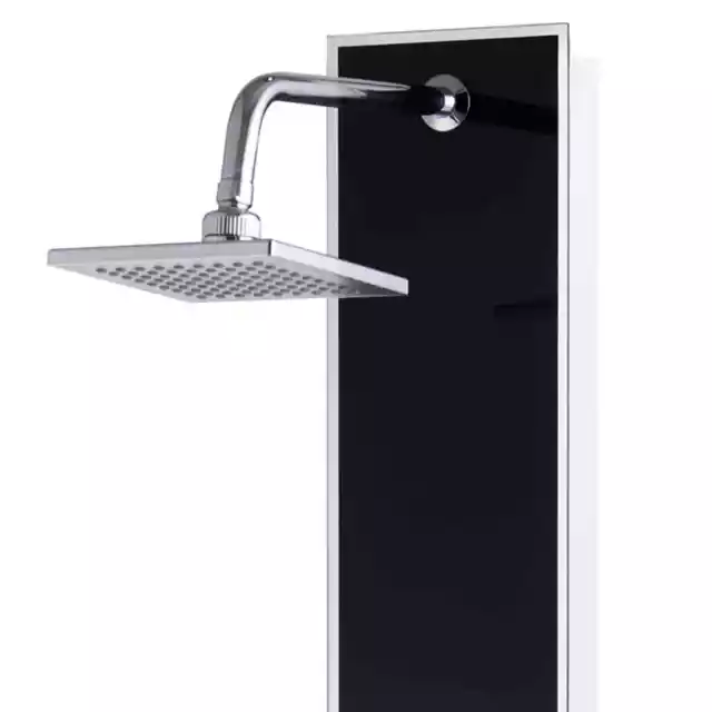 Panneau de douche Verre 18 x 42,1 x 120 cm Noir vidaXL 3