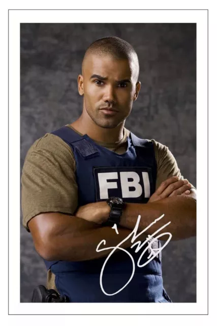 Shemar Moore Criminal Minds Signed Photo Print Autograph