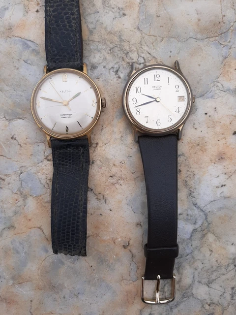 Montre Femme KELTON Mécanique – Boîtier Chromé Argenté, Bracelet Cuir Bordeaux, Classique Et Fonctionnelle