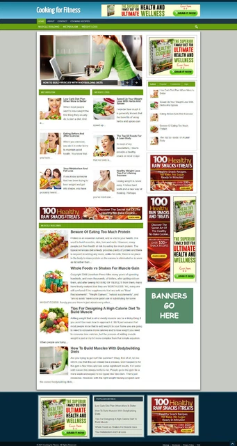 Cottura Per Fitness Sito Web +1 Mesi Hosting - Affiliates - Dominio
