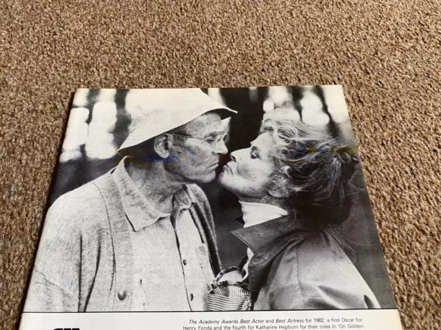 Flm5 Bild 5X8 Henry Fonda & Katherine Hepburn In On Golden Teich