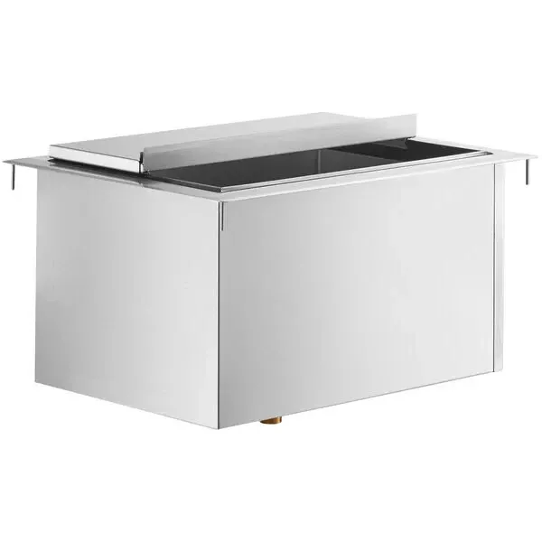 24" x 18" Stainless Steel Drop In Ice Bin - Regency