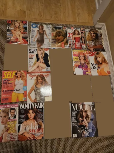 Taylor Swift Mega Magazine Collectors Lot #5 - Glamour, GQ, Vogue, Rolling Stone